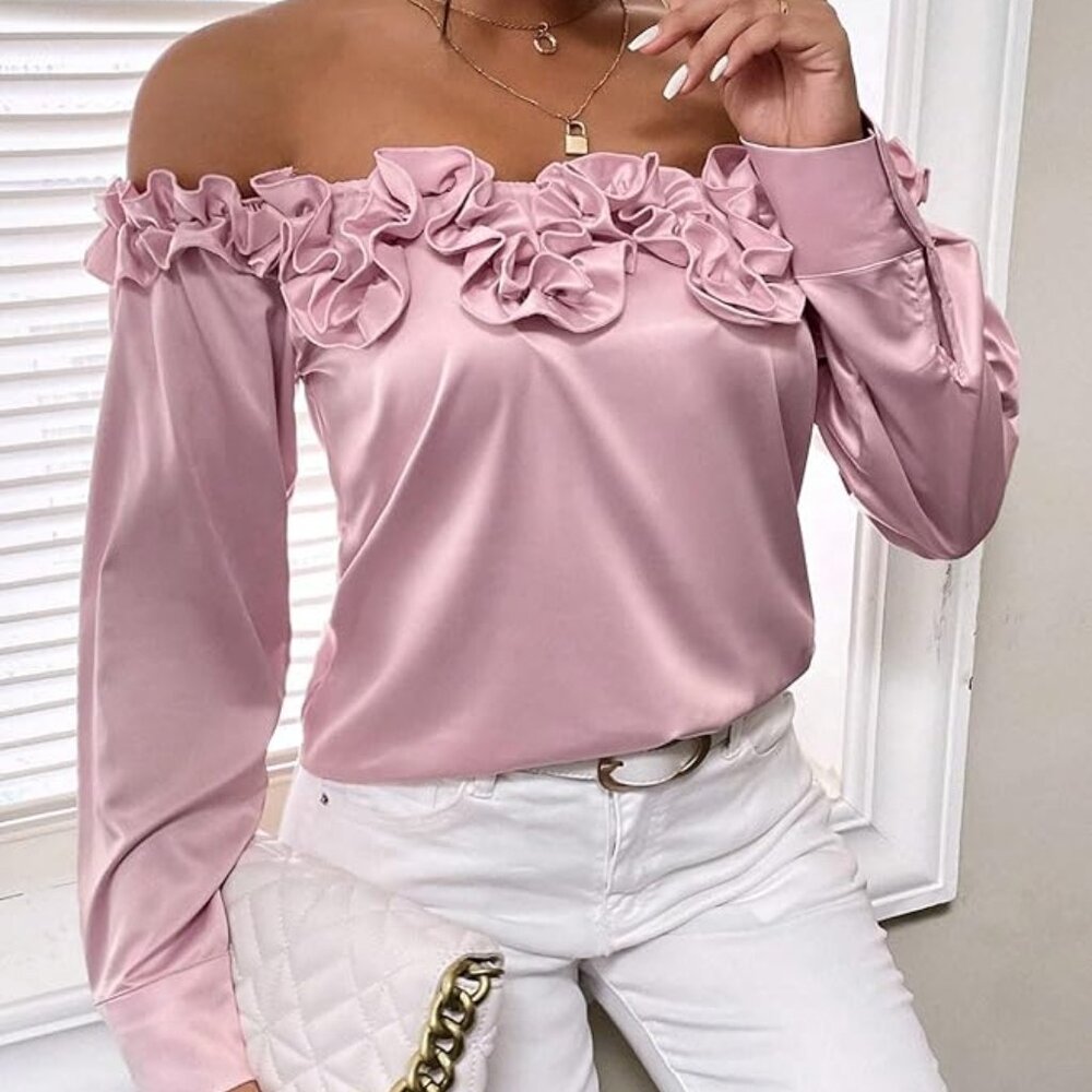 Elegant blouse office shirt top